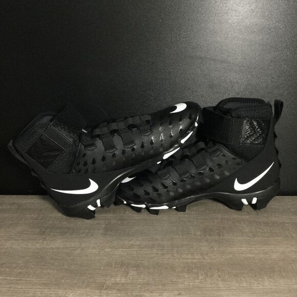 Nike Force Savage Shark 2 Football Cleats AQ7722-001 Black White Men's Size 9 - Picture 4 of 7